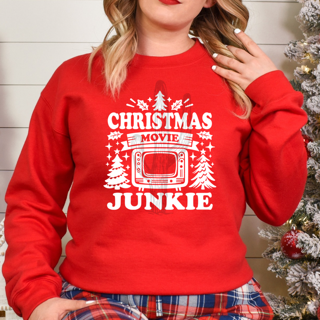 Christmas Movie Junkie **DTF Transfer**