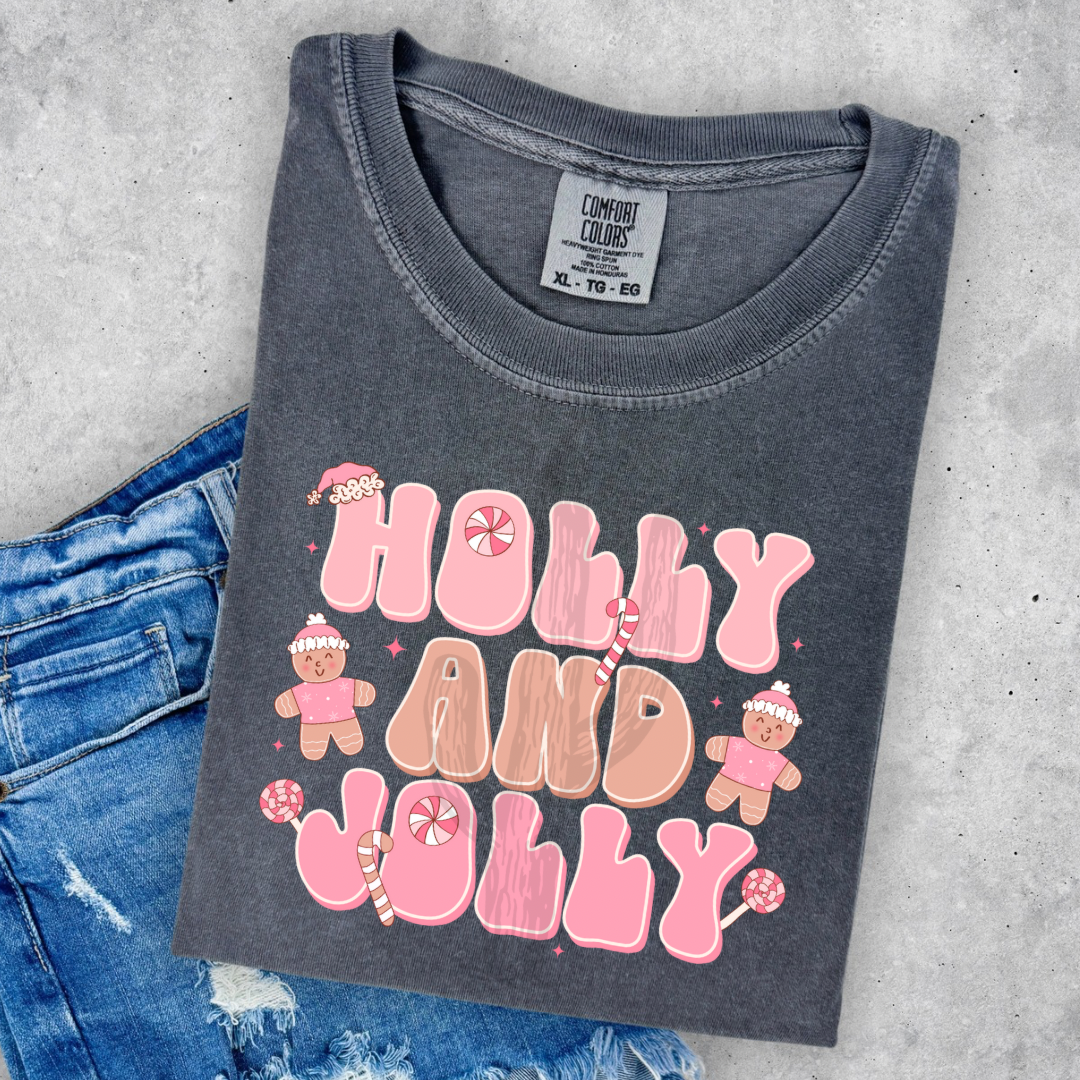 Holly And Jolly **DTF Transfer**