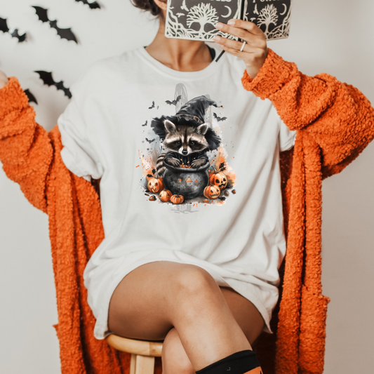 Witchy Racoon **DTF Transfer**