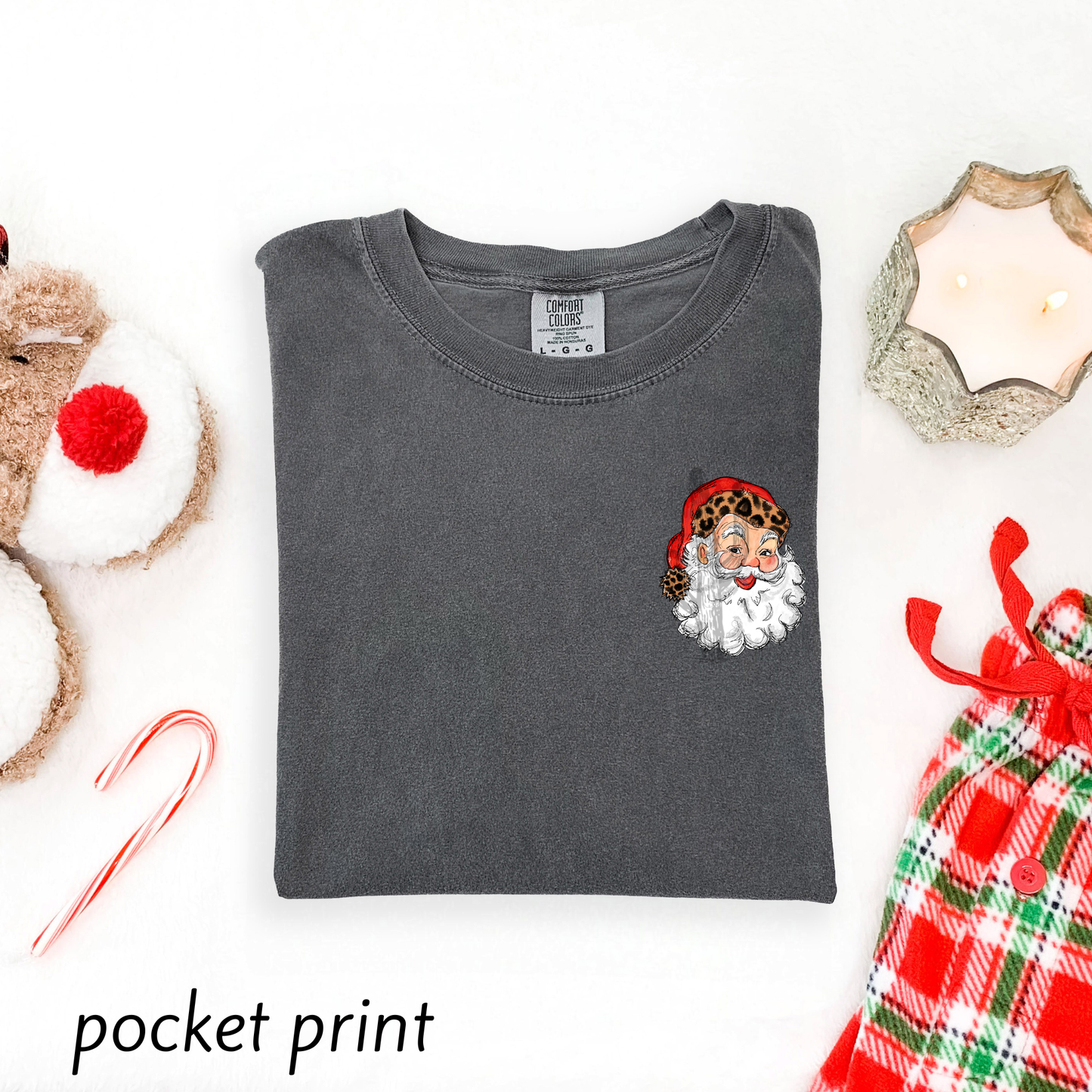 Santa Pocket **DTF Transfer**