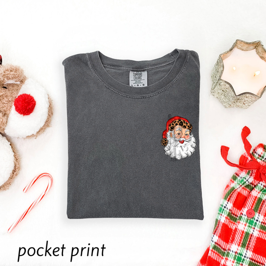 Santa Pocket **DTF Transfer**