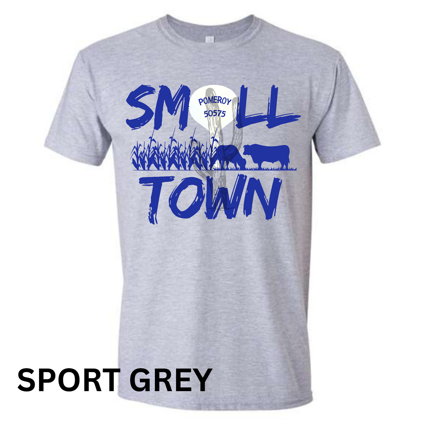 Small Town Pomeroy - Gildan Soft Style Graphic Tee