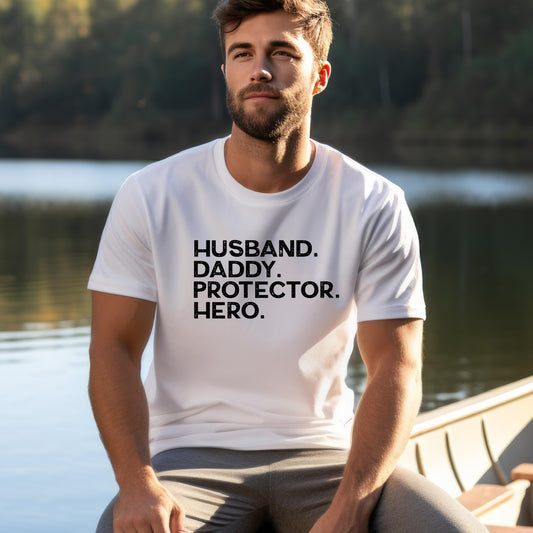Husband, Daddy **Screen Print Transfer**