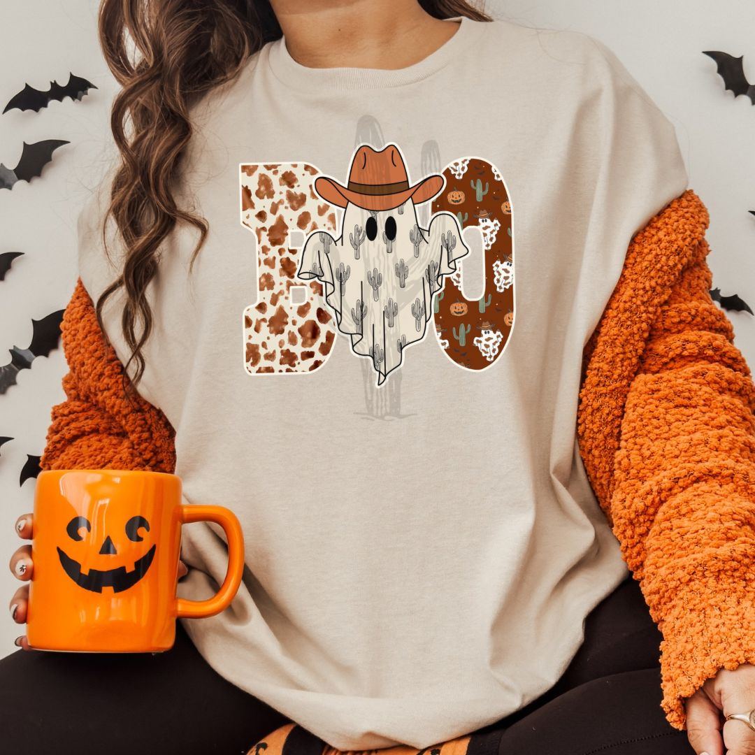 Western Boo **DTF Transfer**