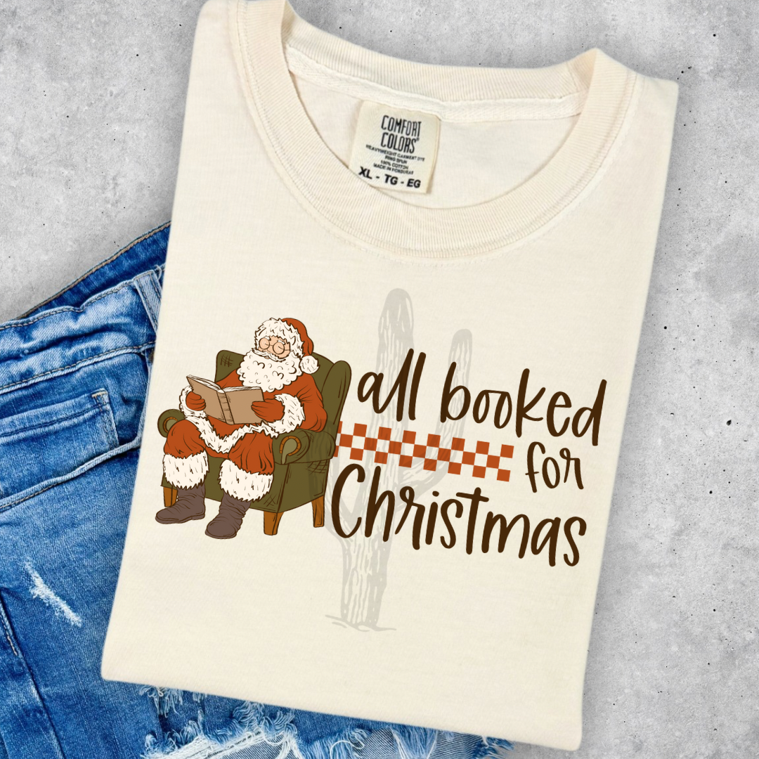 All Booked For Christmas **DTF Transfer**