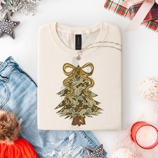 Camo Christmas Tree **DTF Transfer**