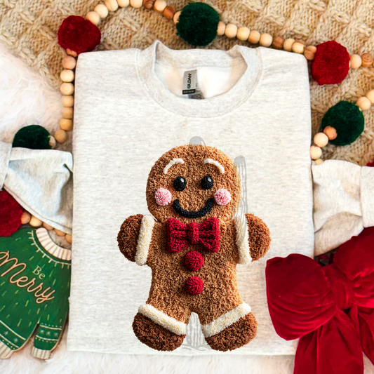 Faux Yarn Gingerbread **DTF Transfer**