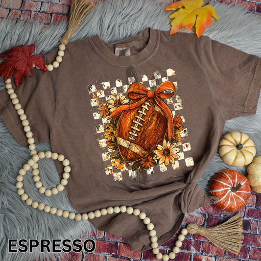 Coquette Football - Comfort Color Graphic Tee