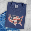 Patchwork America **DTF Transfer**