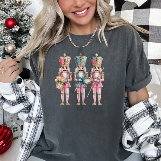 Faux Glitter Nutcrackers **DTF Transfer**
