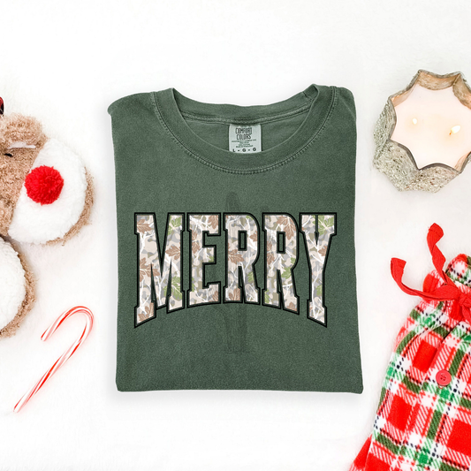 Camo Merry **DTF Transfer**