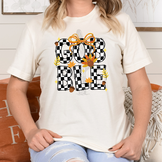 Checker Gobble **DTF Transfer**