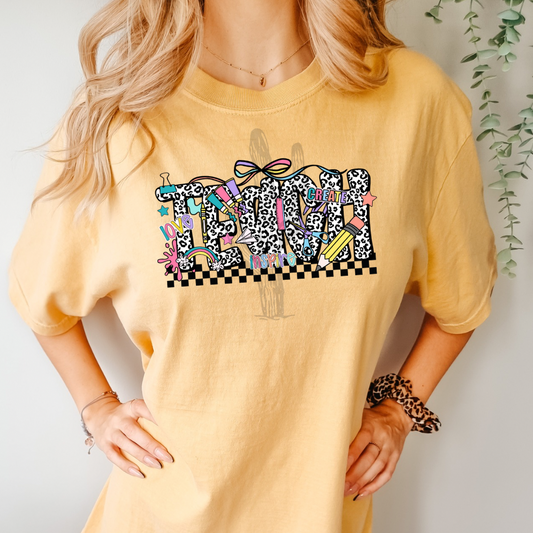 Leopard Teach **DTF Transfer**