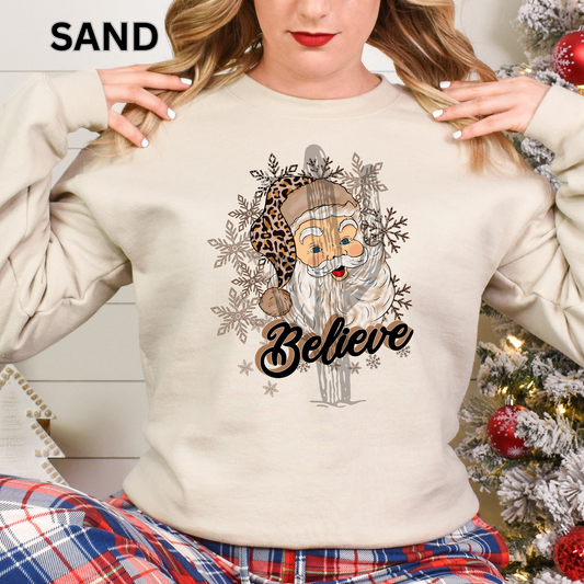 Believe Santa - Gildan Crew