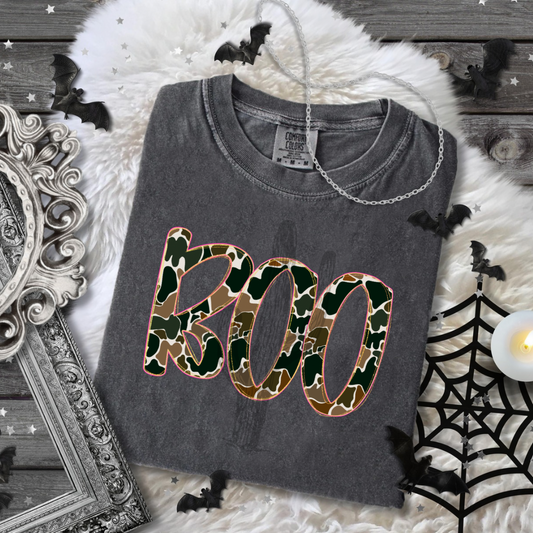 Camo Boo **DTF Transfer**