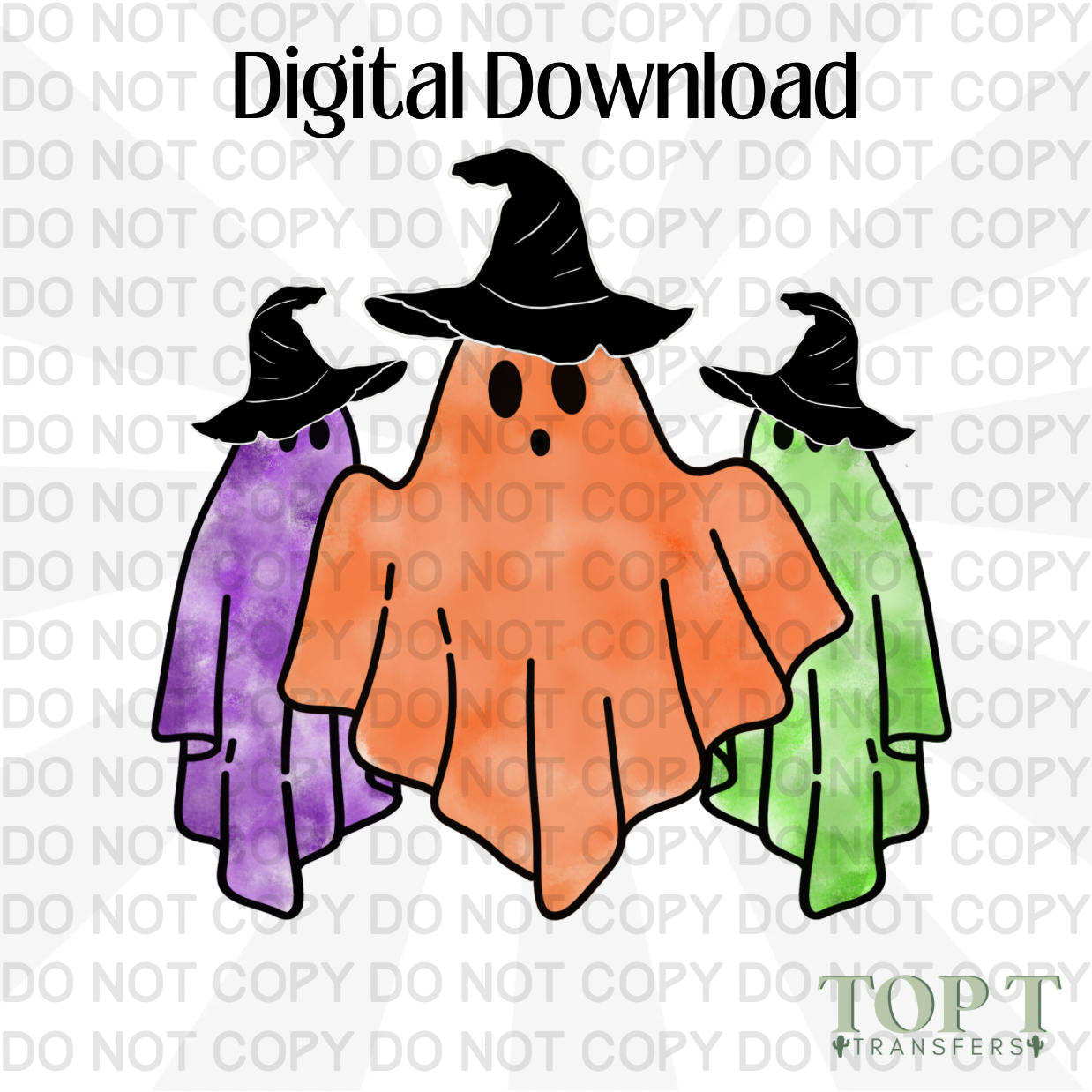 COLORFUL GHOST (DIGITAL DOWNLOAD PNG)