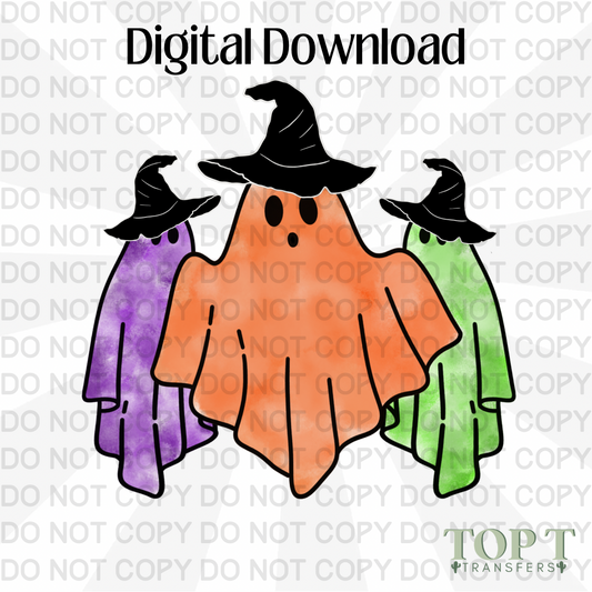COLORFUL GHOST (DIGITAL DOWNLOAD PNG)