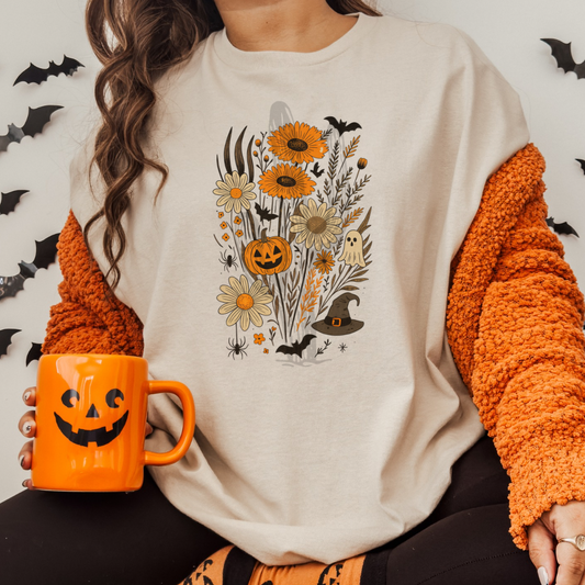 Halloween Floral **DTF Transfer**
