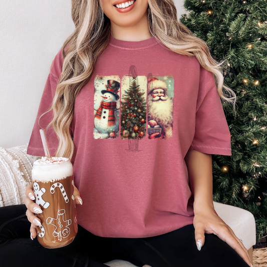 Brushstroke Christmas **DTF Transfer**