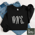 Mrs **Embroidered Crewneck**