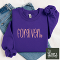 Forgiven **Embroidered Crewneck**