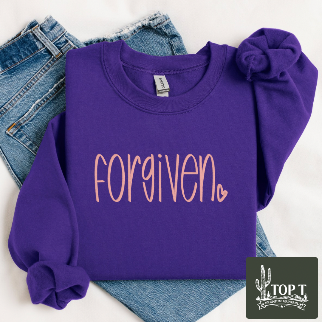 Forgiven **Embroidered Crewneck**