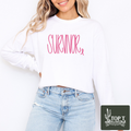 Survivor **Embroidered Crewneck**