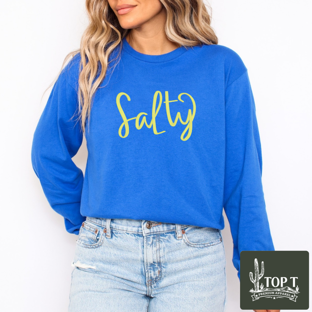 Salty **Embroidered Crewneck**