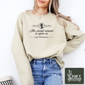 The Social Season Is Upon Us **Embroidered Crewneck**