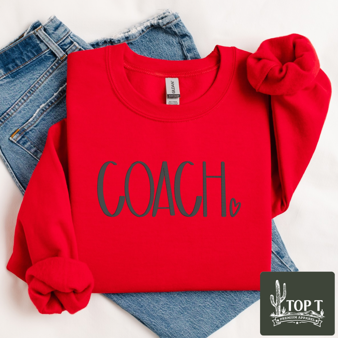 Coach **Embroidered Crewneck**