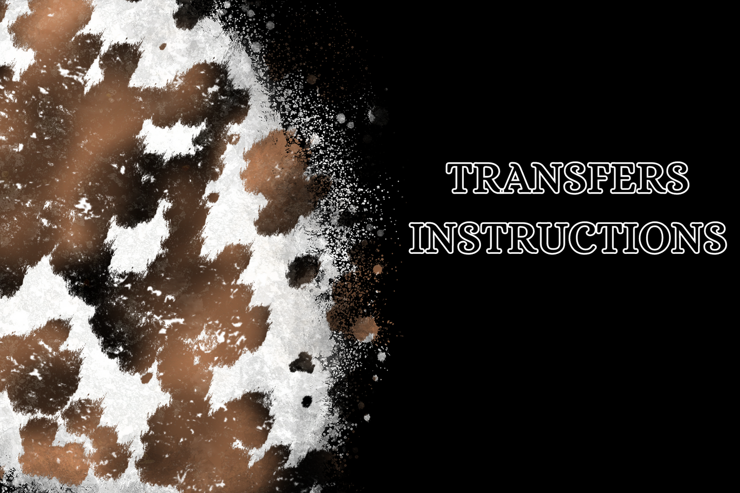 COWHIDE DECAL (UV DTF) Top T