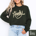 Howdy **Embroidered Crewneck**